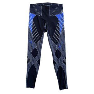 🏃‍♂️ CW-X Stabilyx Running Leggings L Blue Black Compression Spandex